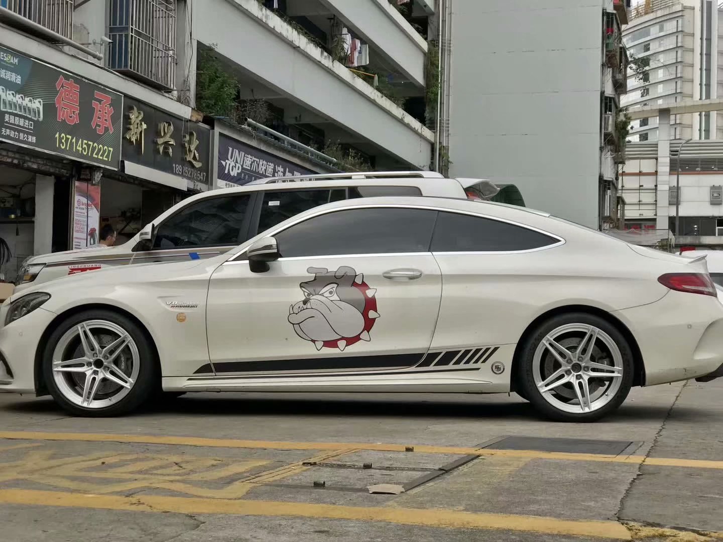 奔馳C63 ，換 私人高端定制鍛造完工
