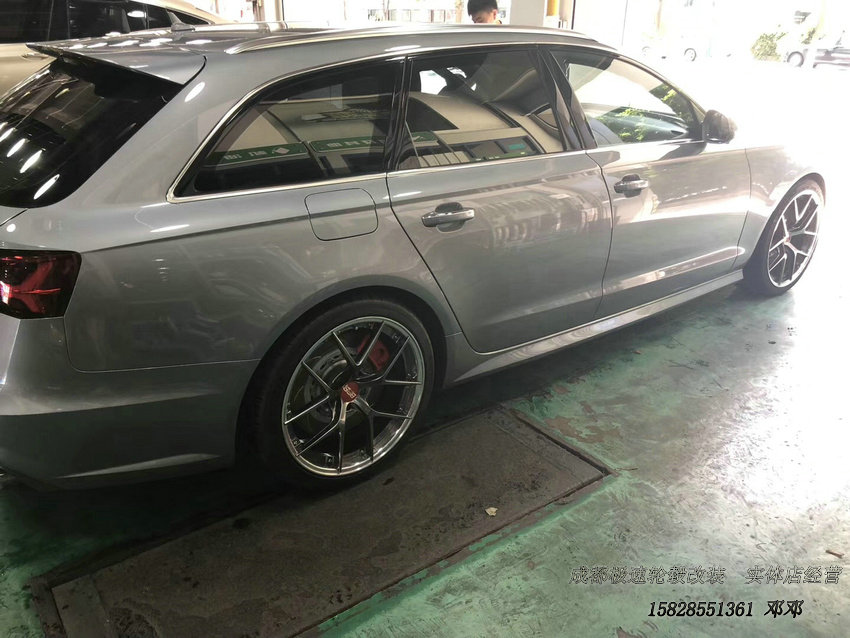 成都奧迪定制20寸BBS兩片式鍛造輪轂裝車(chē) 超長(zhǎng)質(zhì)保私人定制