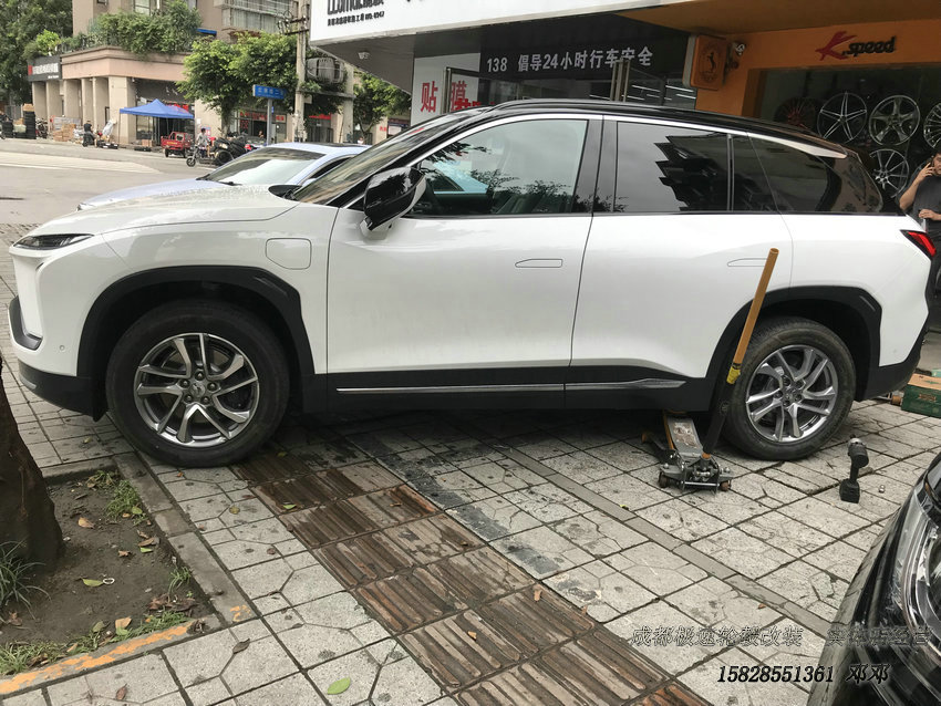 成都蔚來ES6/ES8定制鍛造輪轂裝車案例分享私人定制