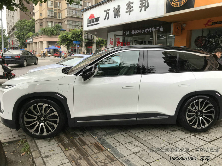 成都蔚來ES6/ES8定制鍛造輪轂裝車案例分享私人定制