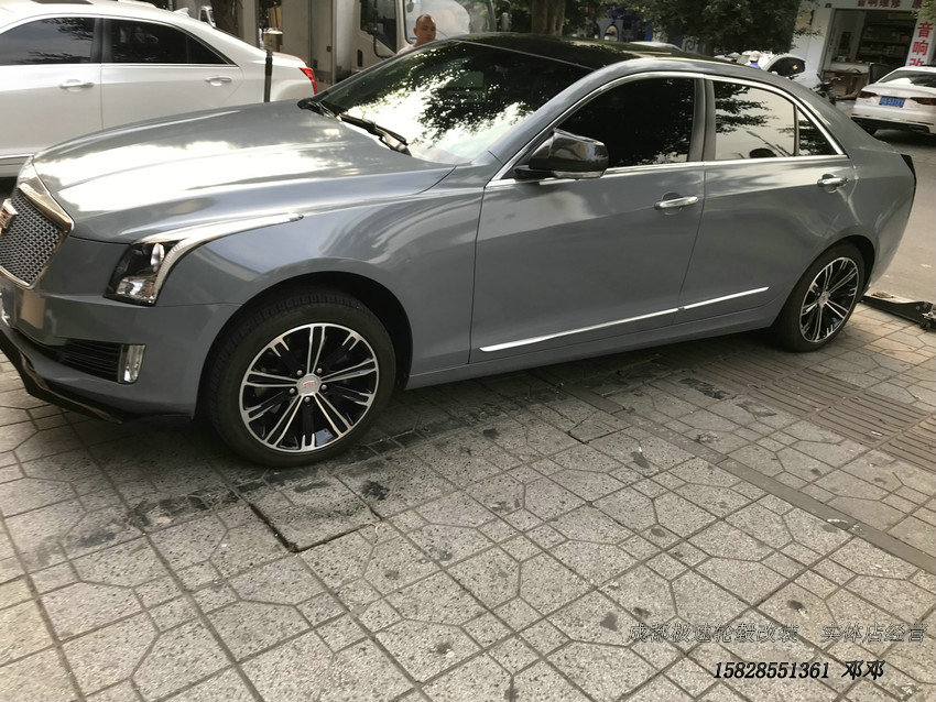 成都凱迪拉克ATS改裝輪轂 V輪定制鍛造輪轂裝車案例
