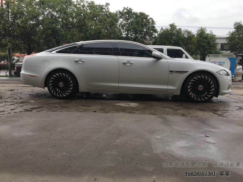 捷豹XF/XJL/XE改裝輪轂  XJL定制20寸鍛造輪轂裝車案例分享