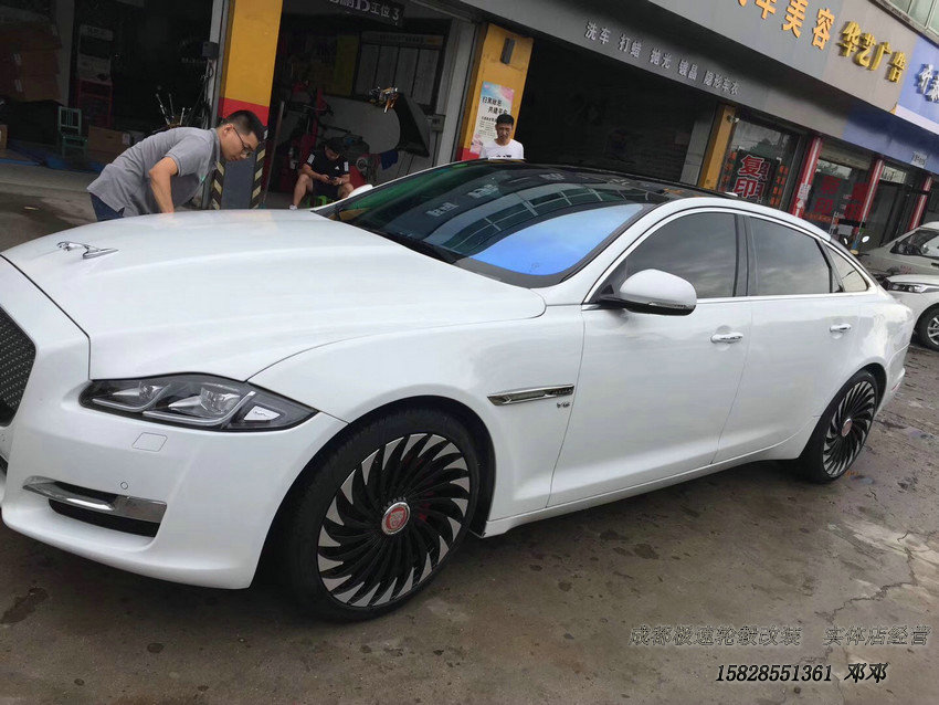 捷豹XF/XJL/XE改裝輪轂  XJL定制20寸鍛造輪轂裝車案例分享