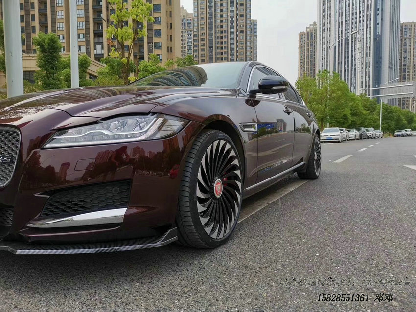 捷豹XF/XJL/XE改裝輪轂  XJL定制20寸鍛造輪轂裝車案例分享