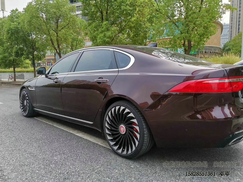 捷豹XF/XJL/XE改裝輪轂  XJL定制20寸鍛造輪轂裝車案例分享