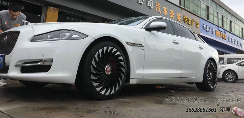 捷豹XF/XJL/XE改裝輪轂  XJL定制20寸鍛造輪轂裝車案例分享