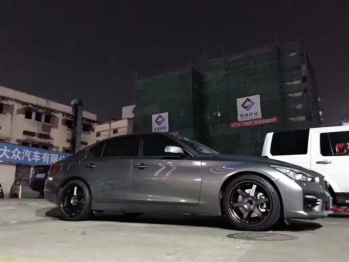 英菲尼迪，換 RAYS TE37 SL 完工！