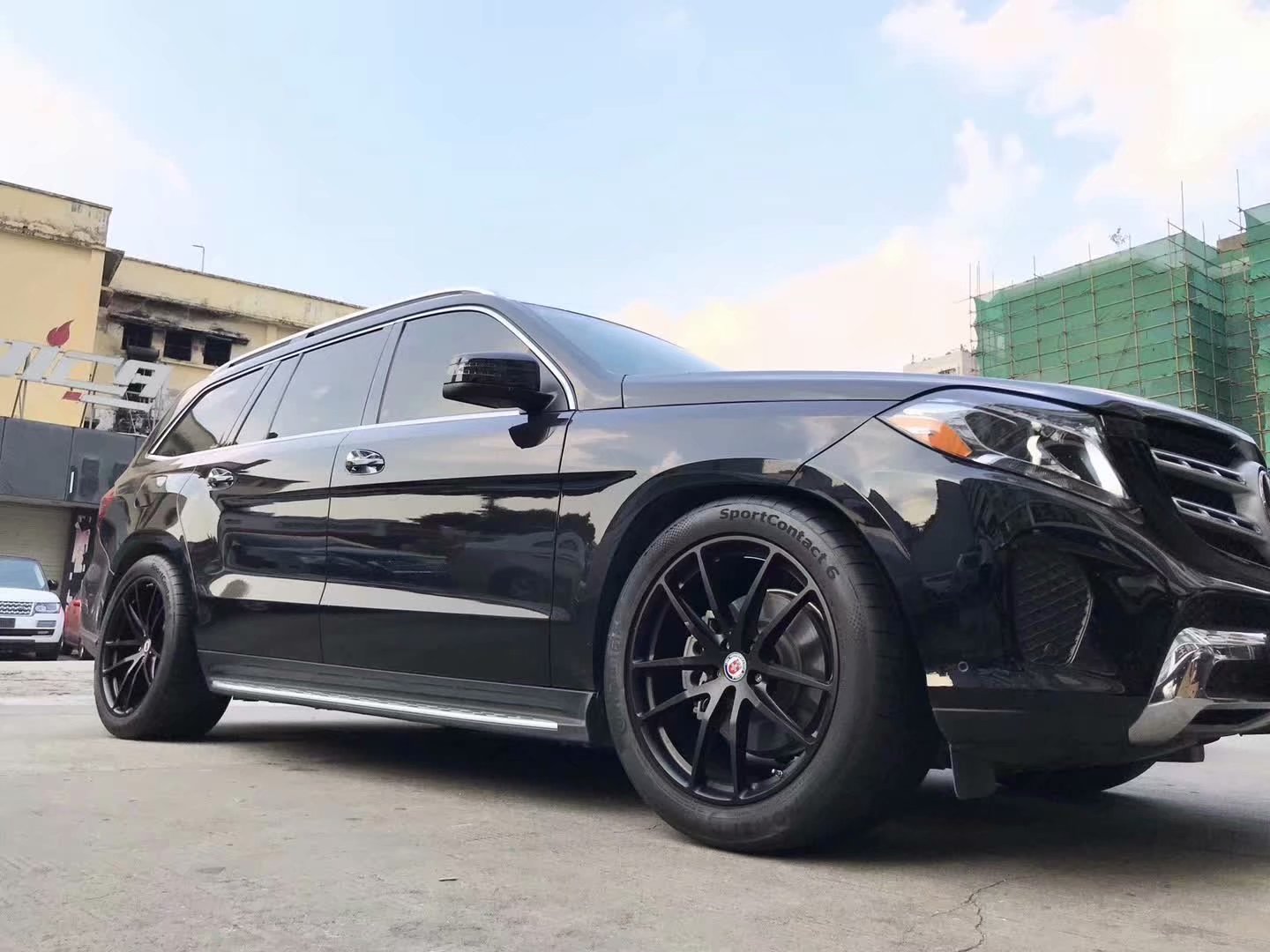 奔馳 GLS 換美國(guó)  正品 HRE 21寸完工