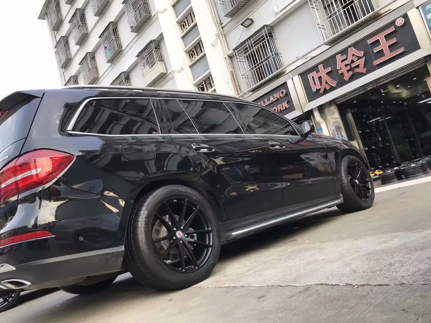 奔馳 GLS 換美國(guó)  正品 HRE 21寸完工