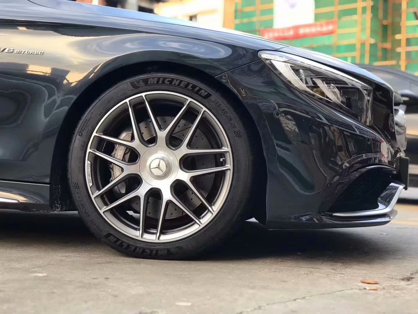 奔馳S coupe 20寸米其林 PS4S 完工！