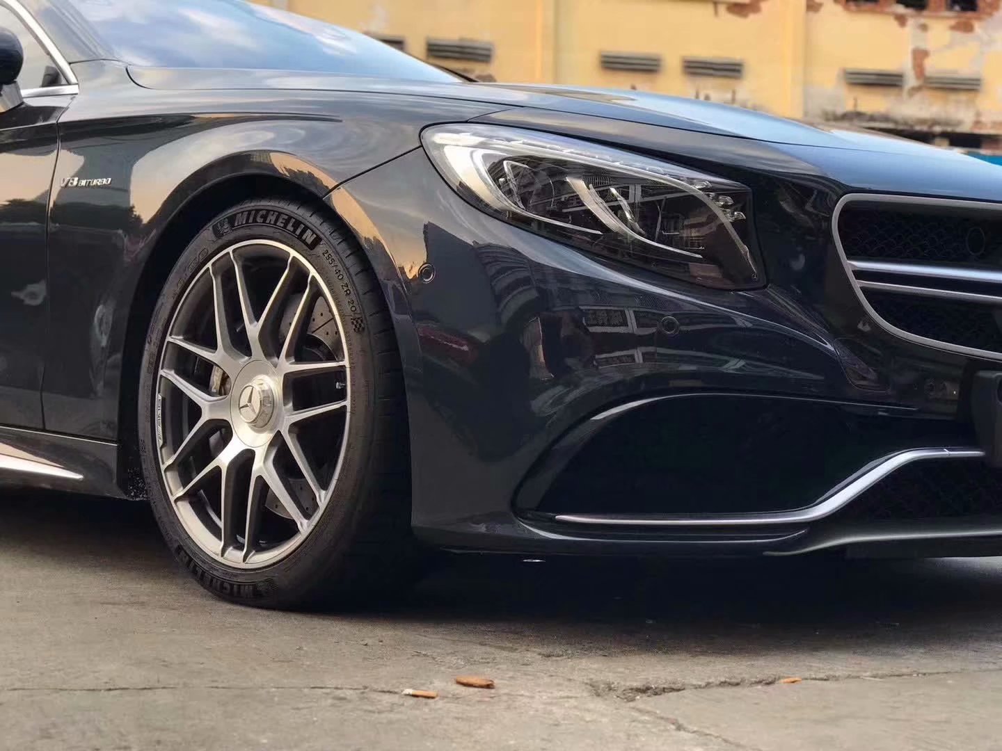 奔馳S coupe 20寸米其林 PS4S 完工！