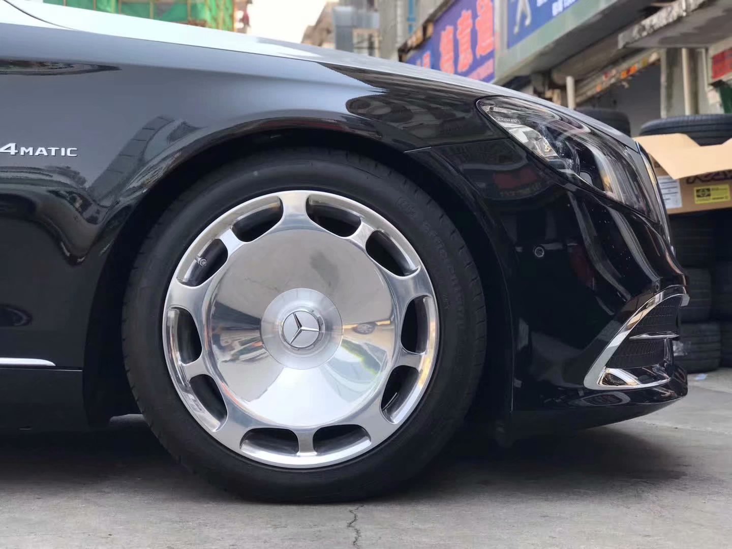 提新車 邁巴赫 換高端私人定制鍛造19寸完工