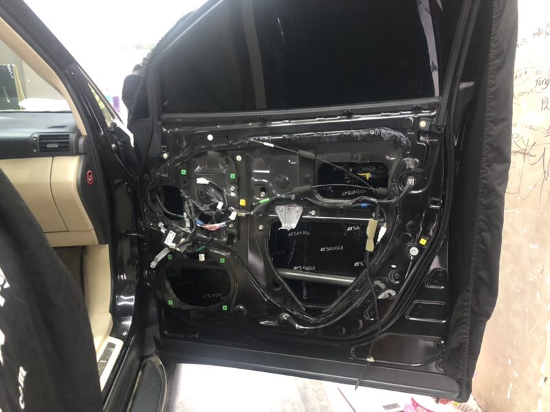 汕頭星悅汽車音響雷克薩斯RX270全車日本SANSUI山水隔音降噪