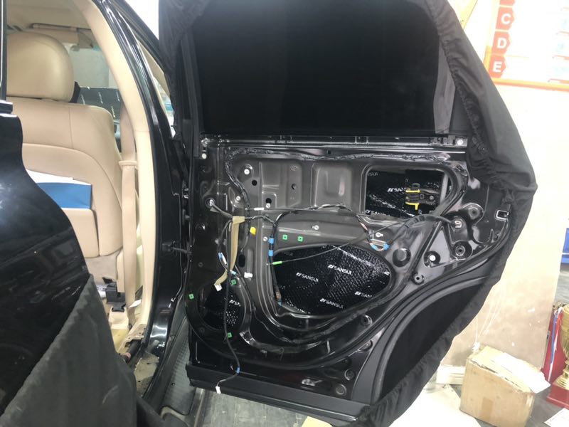 汕頭星悅汽車音響雷克薩斯RX270全車日本SANSUI山水隔音降噪