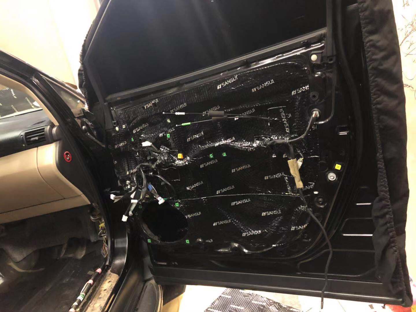 汕頭星悅汽車音響雷克薩斯RX270全車日本SANSUI山水隔音降噪