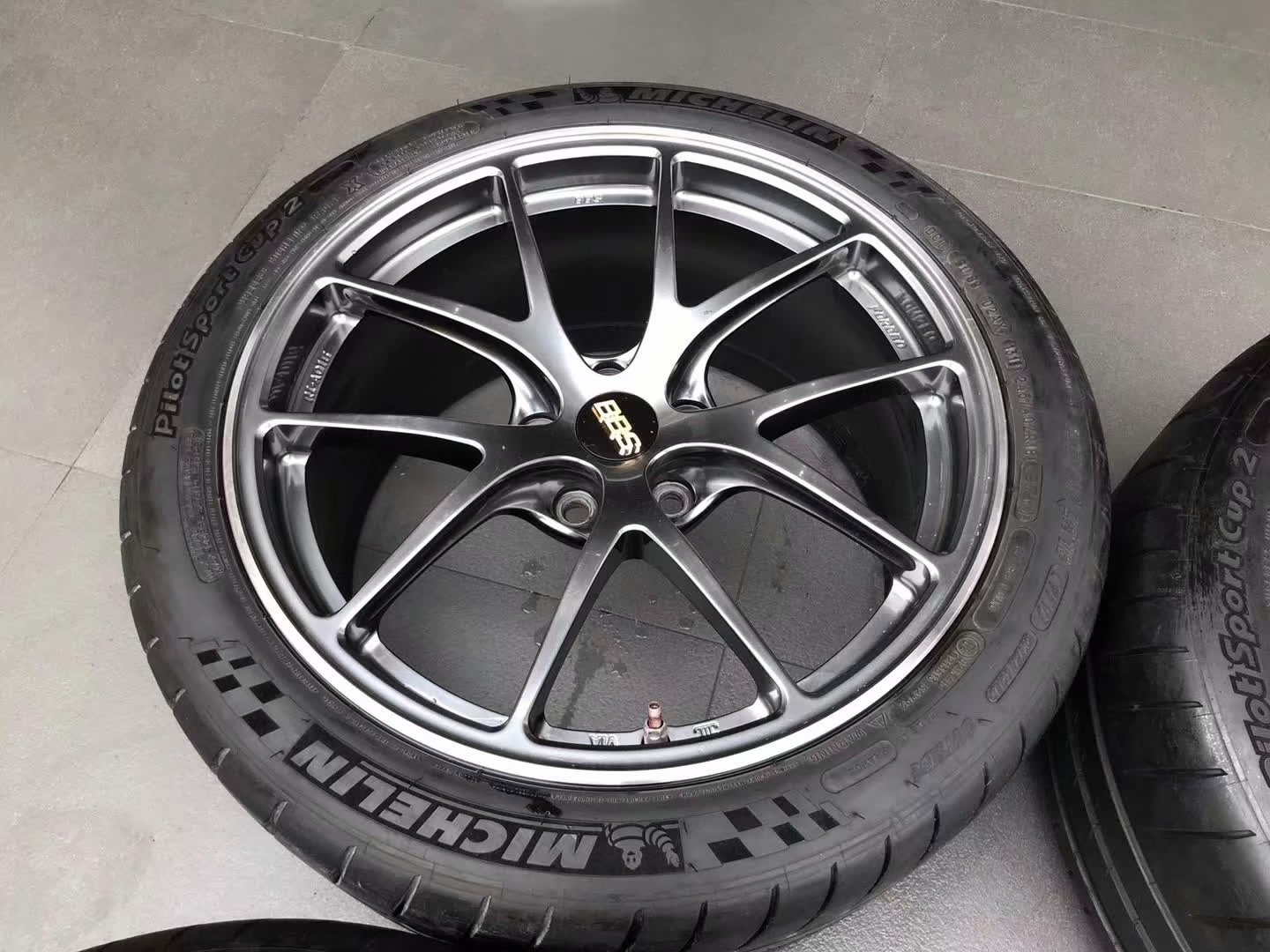 拆 車，BBS RIA 日本鍛造 # 18寸 9J ET38 5×112 原漆，