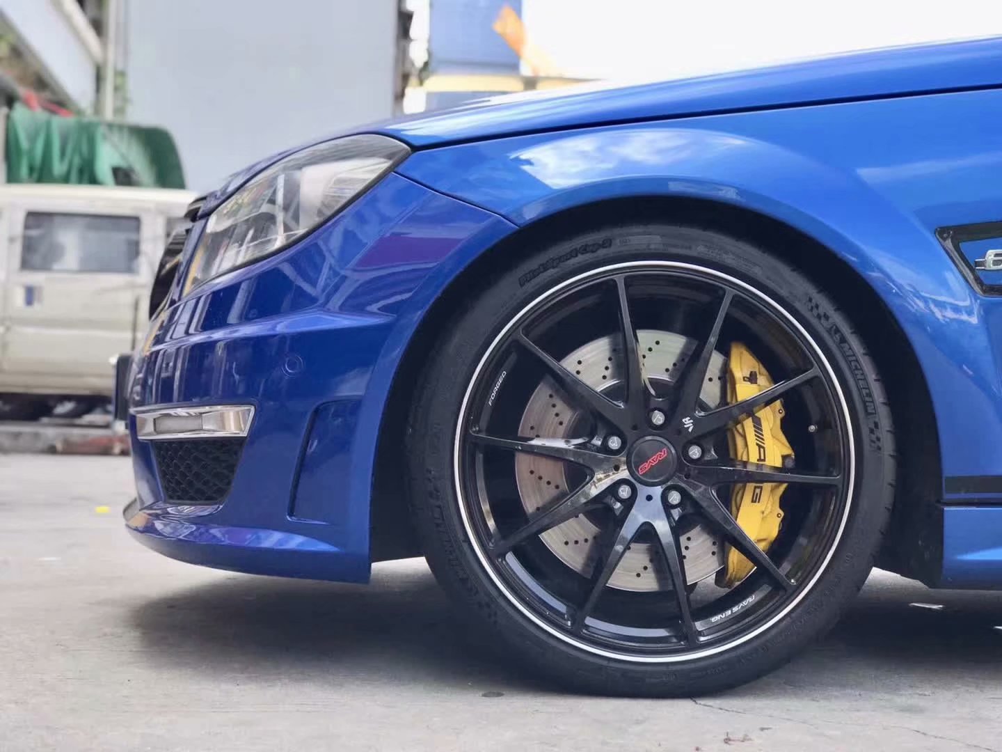 奔馳 C63 換 RAYS G25 米其林CUP2完工！