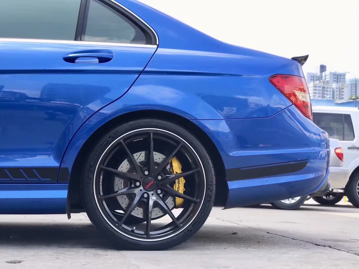 奔馳 C63 換 RAYS G25 米其林CUP2完工！