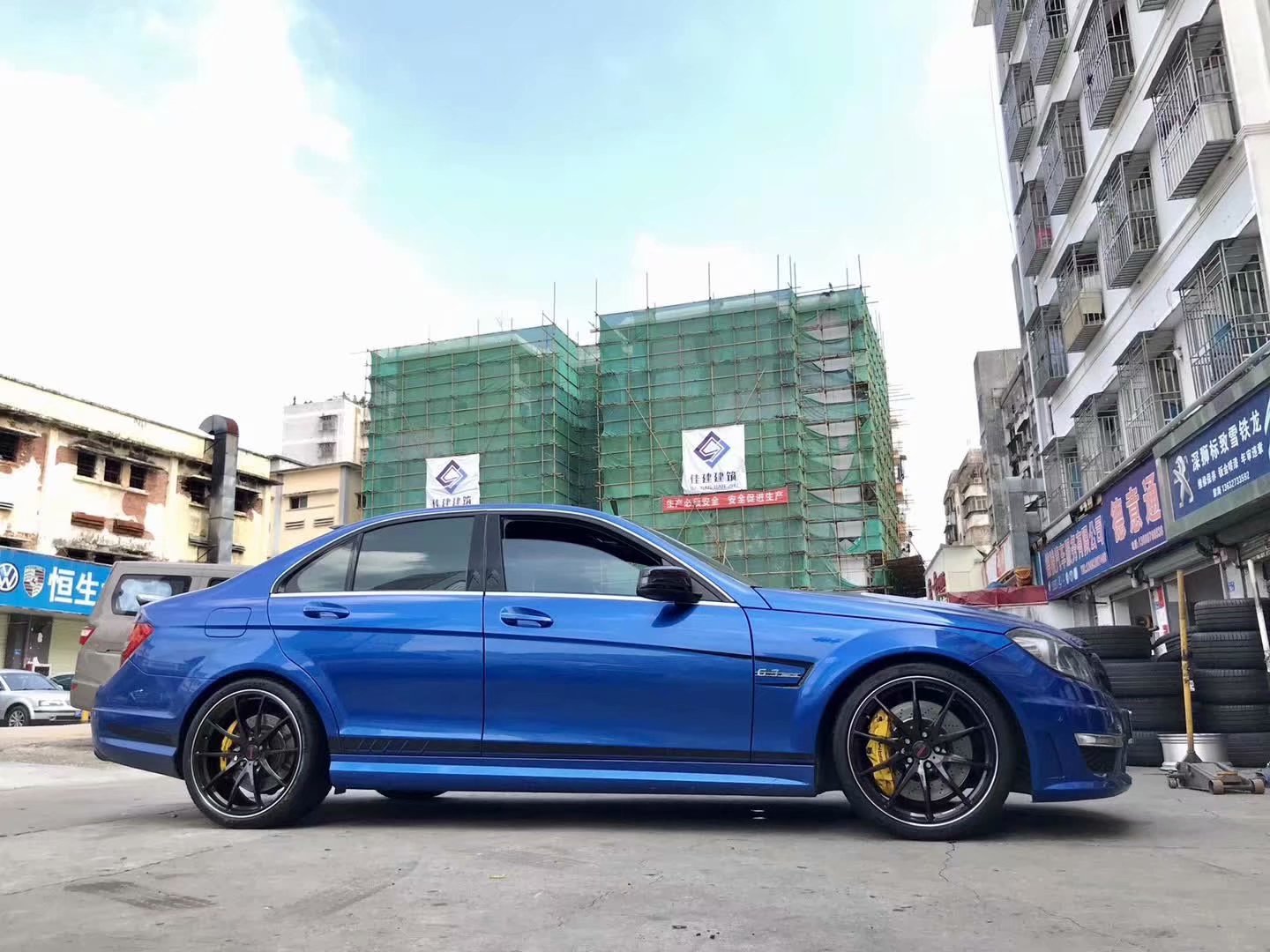 奔馳 C63 換 RAYS G25 米其林CUP2完工！
