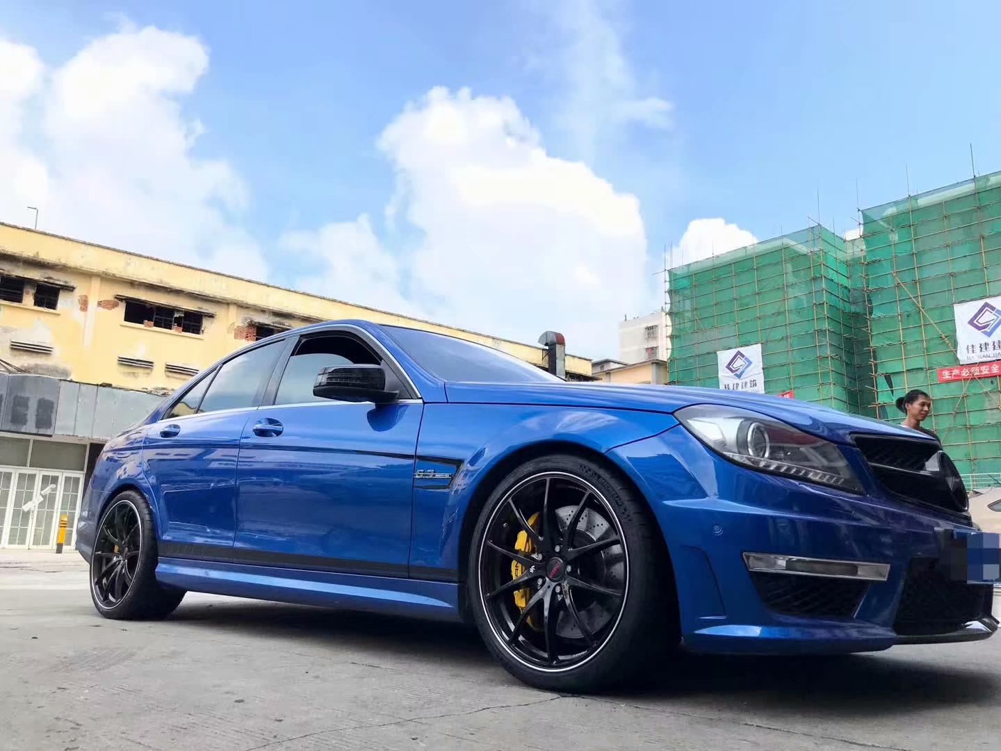 奔馳 C63 換 RAYS G25 米其林CUP2完工！