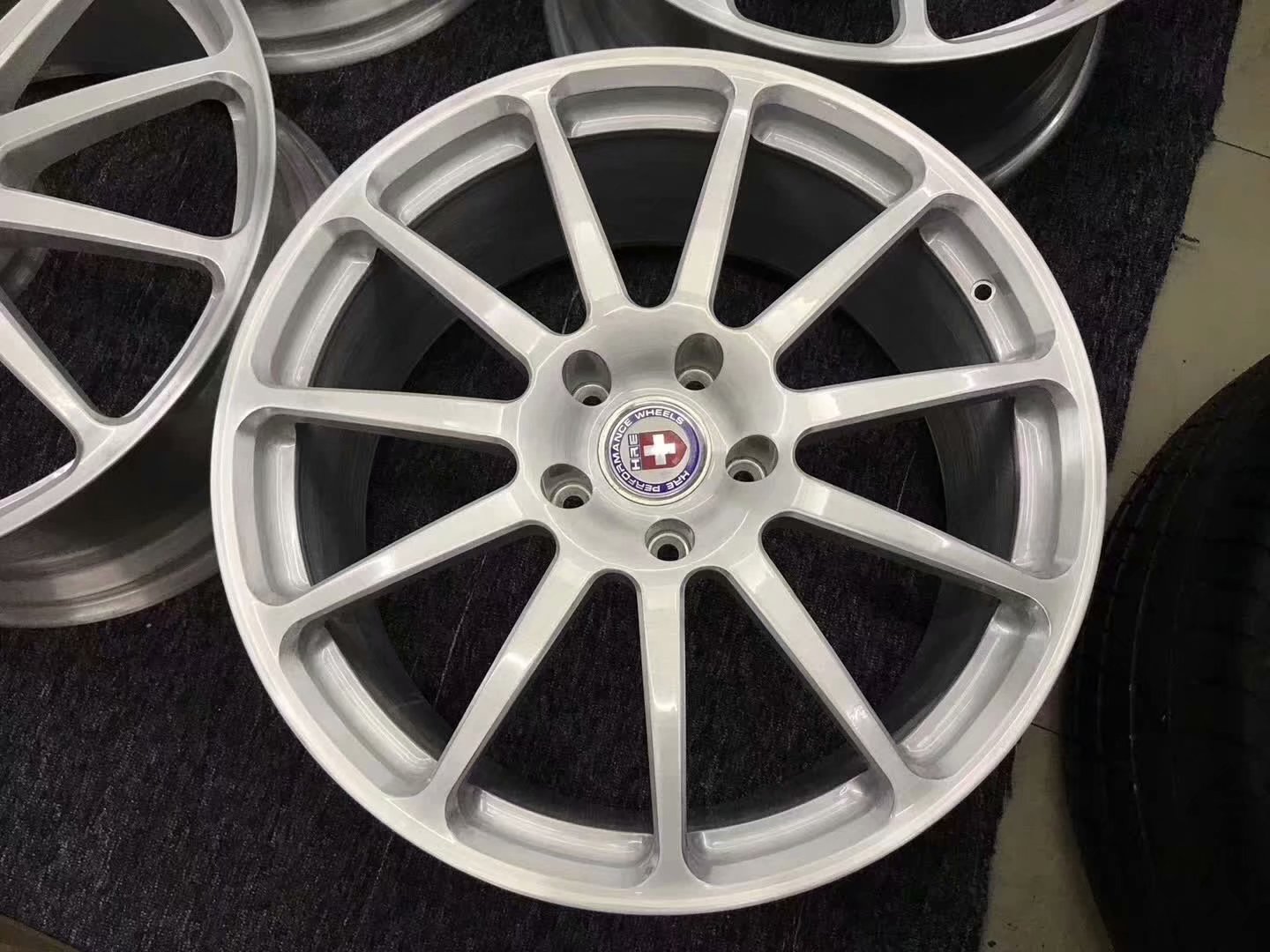 拆車 美國 正品 HRE 頂級鍛造 # 21寸 卡宴 奔馳大G Q7 私聊！