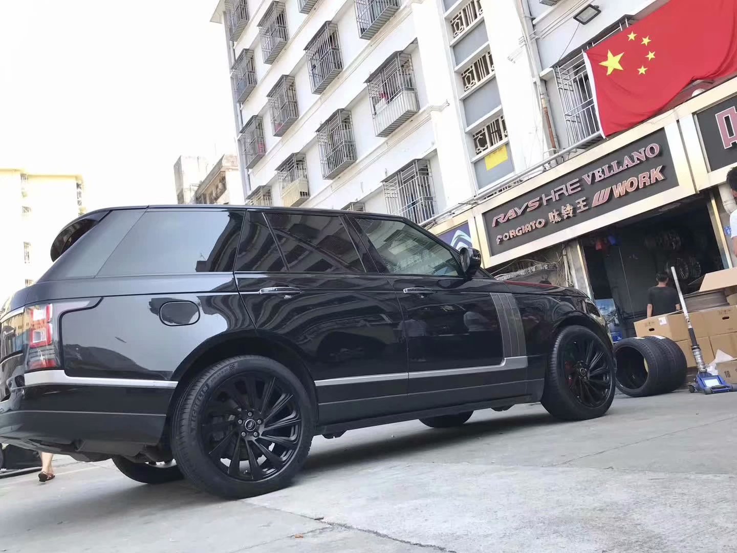 路虎，換高端私人定制鍛造 21寸 完工