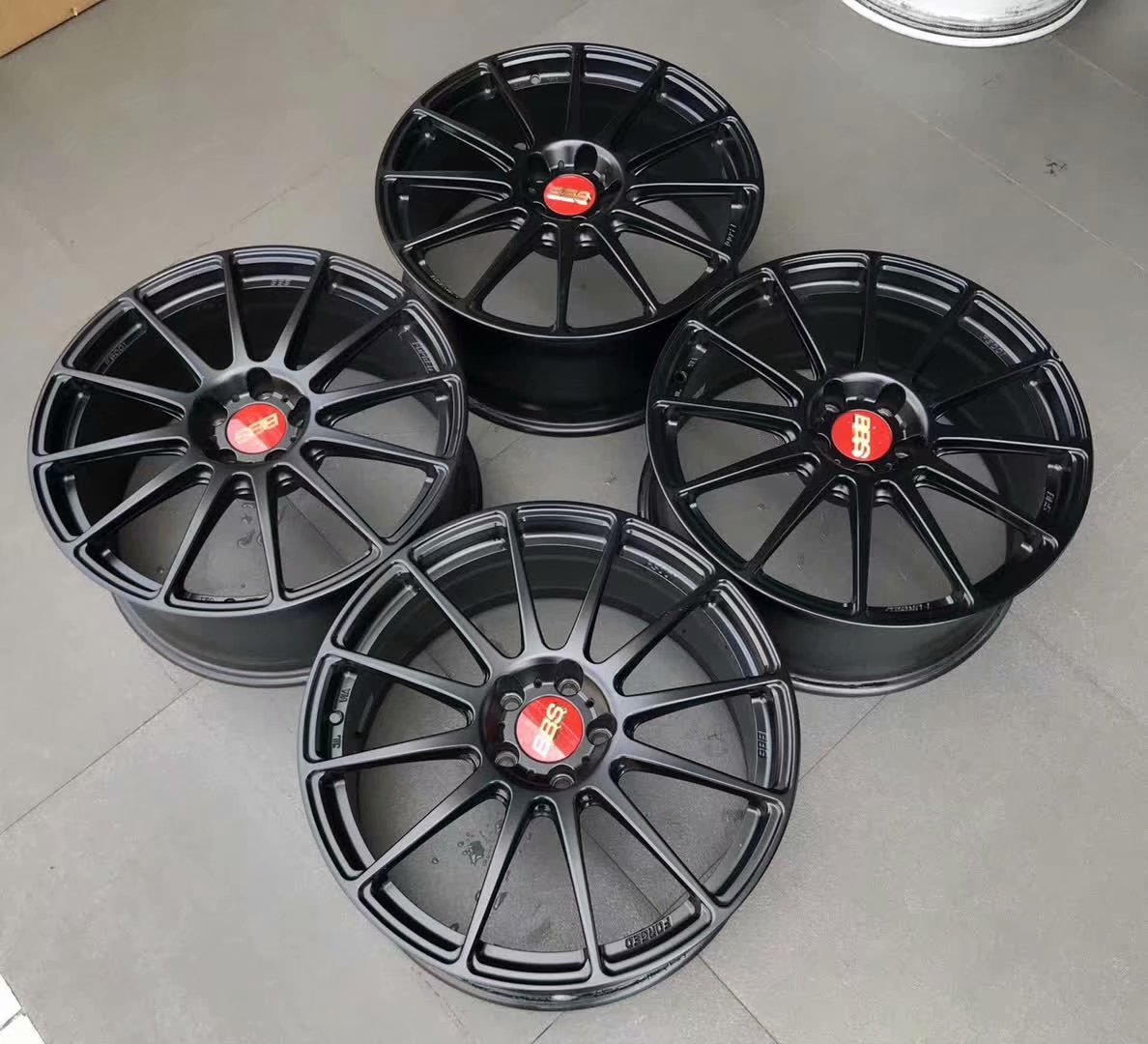 日本 BBS FS 鍛造 # 19寸 8.5J ET42 5-112 ?高爾夫