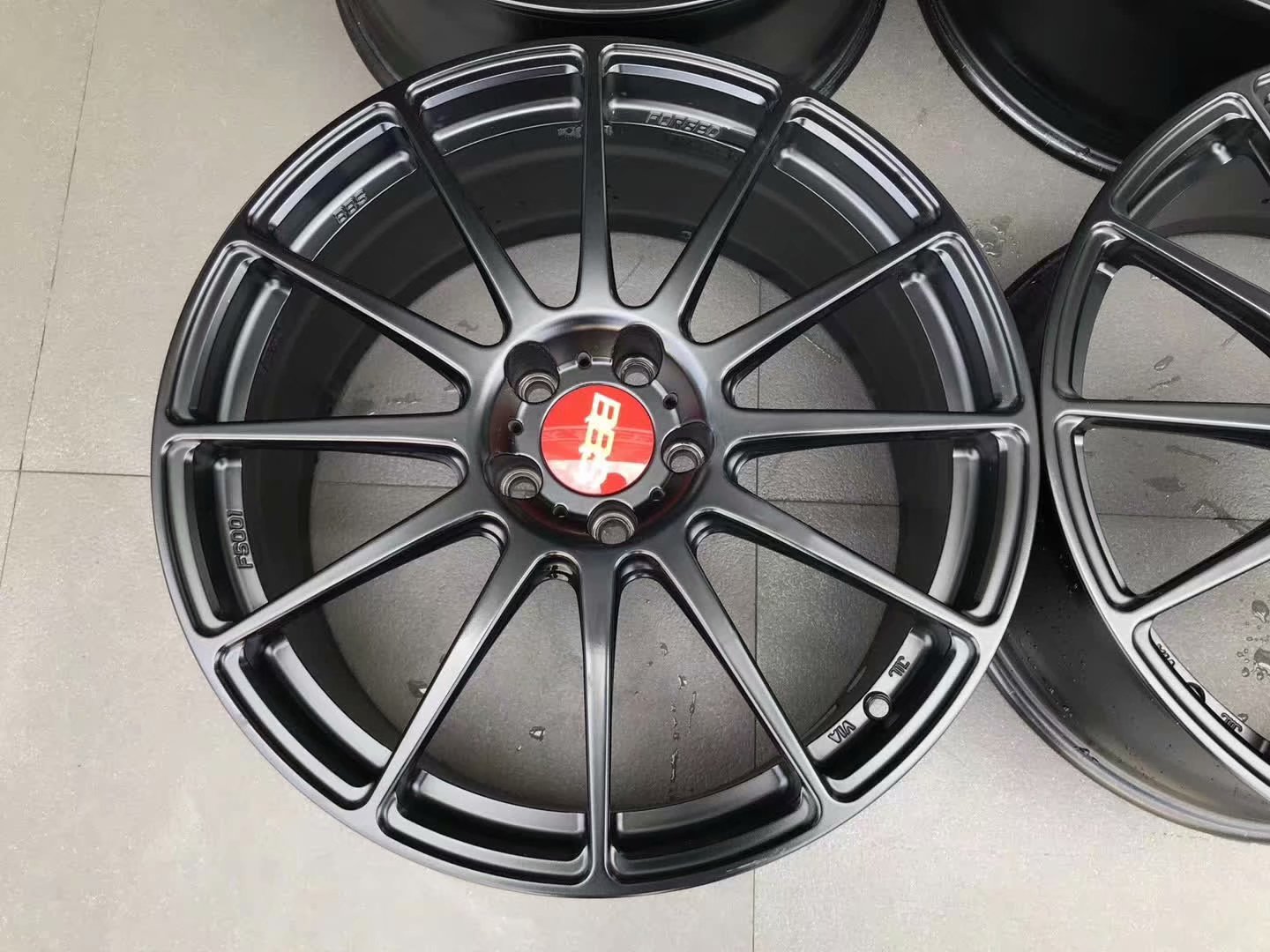 日本 BBS FS 鍛造 # 19寸 8.5J ET42 5-112 ?高爾夫