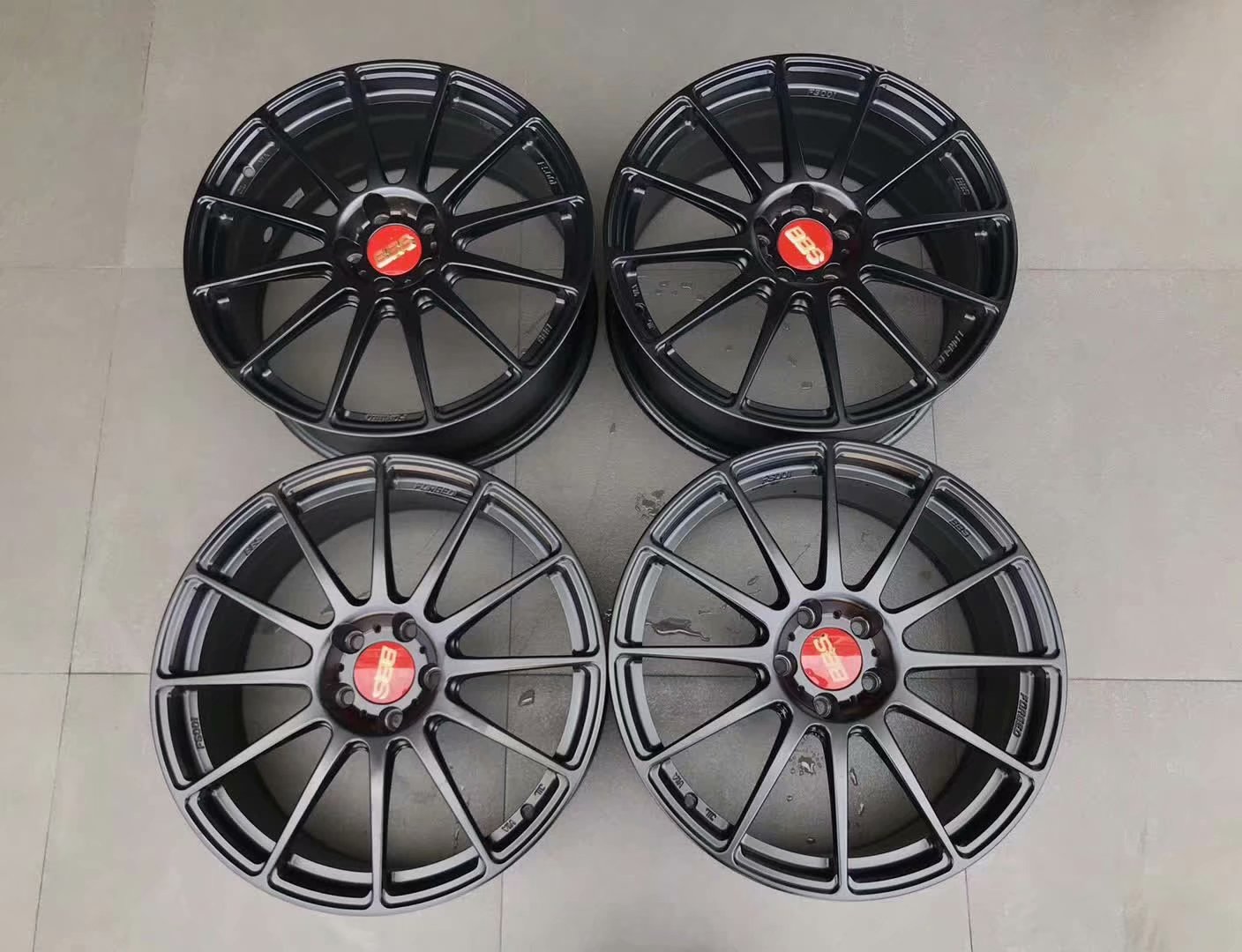 日本 BBS FS 鍛造 # 19寸 8.5J ET42 5-112 ?高爾夫