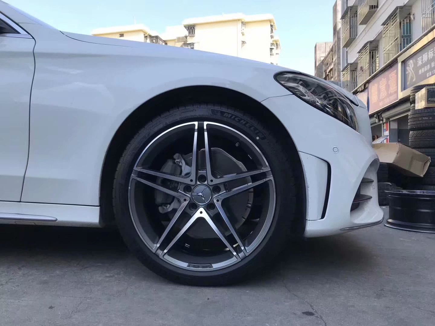 奔馳，升級(jí)507 AMG 原廠鍛造 19寸完工
