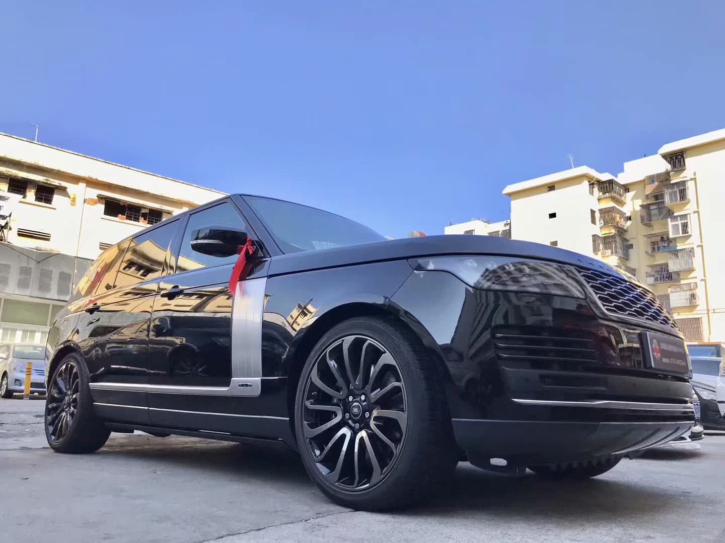 提新車！路虎，換 原廠鍛造 22寸 刀鋒  馬牌輪胎 完工！