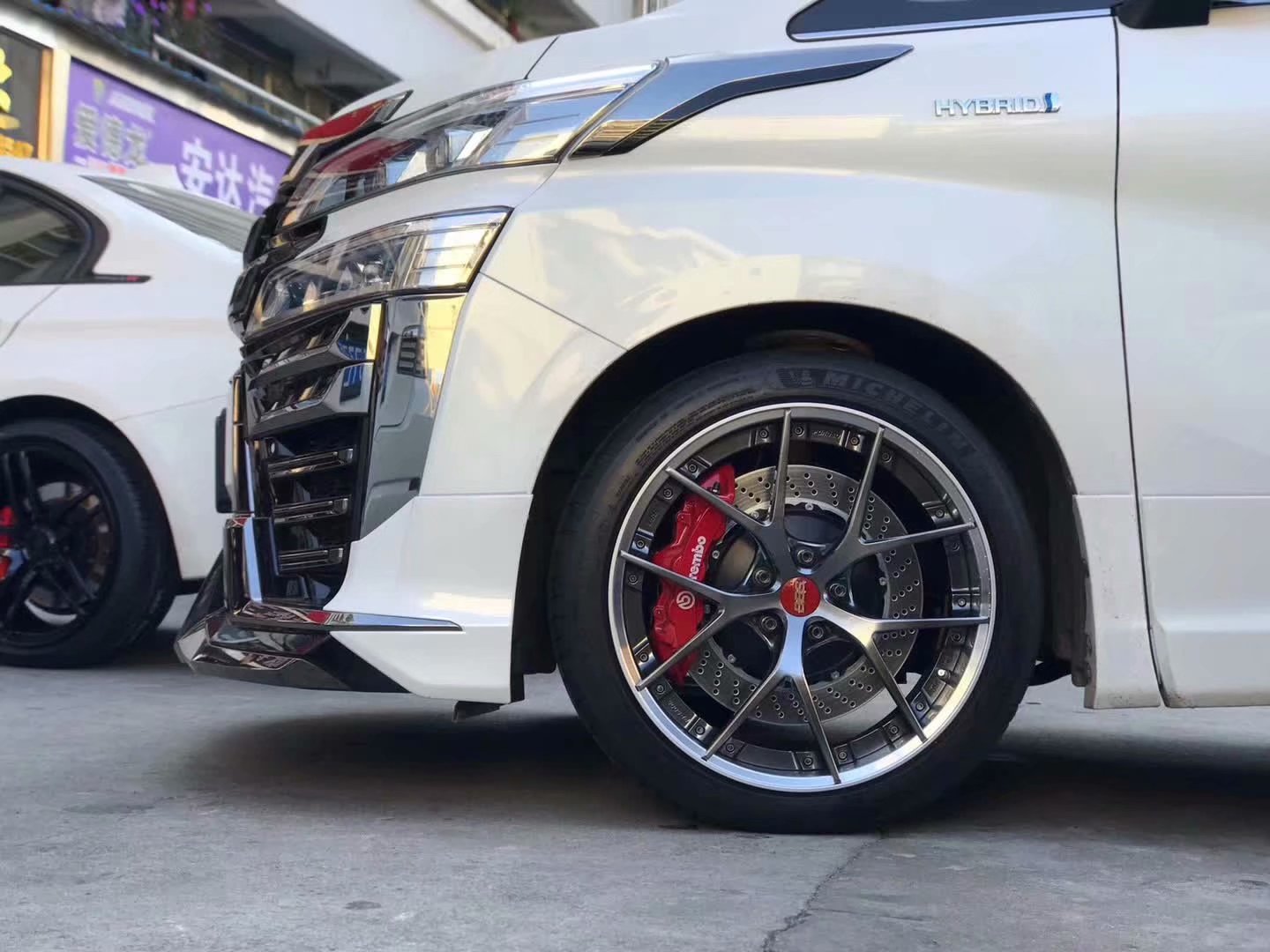 威爾法，換 日本  BBS RI-S 20寸 完工！