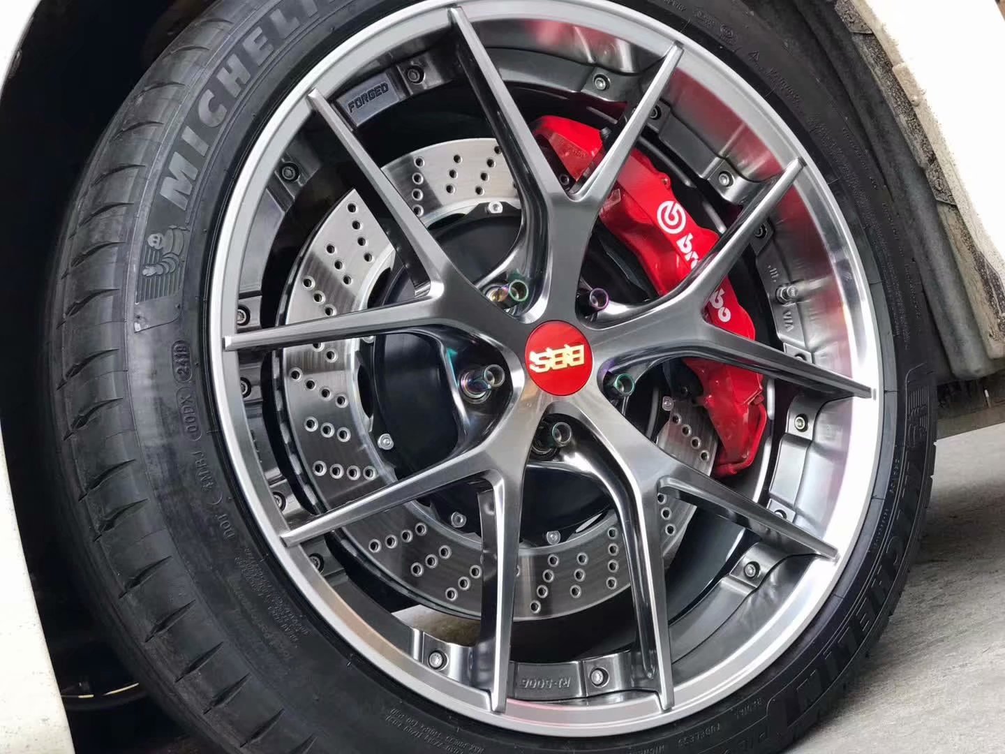 威爾法，換 日本  BBS RI-S 20寸 完工！