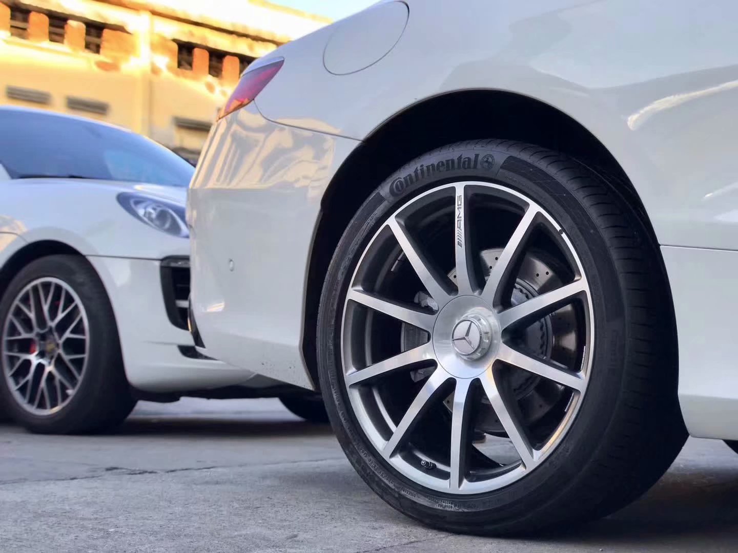 奔馳，換原廠鍛造 AMG 20寸 完工！