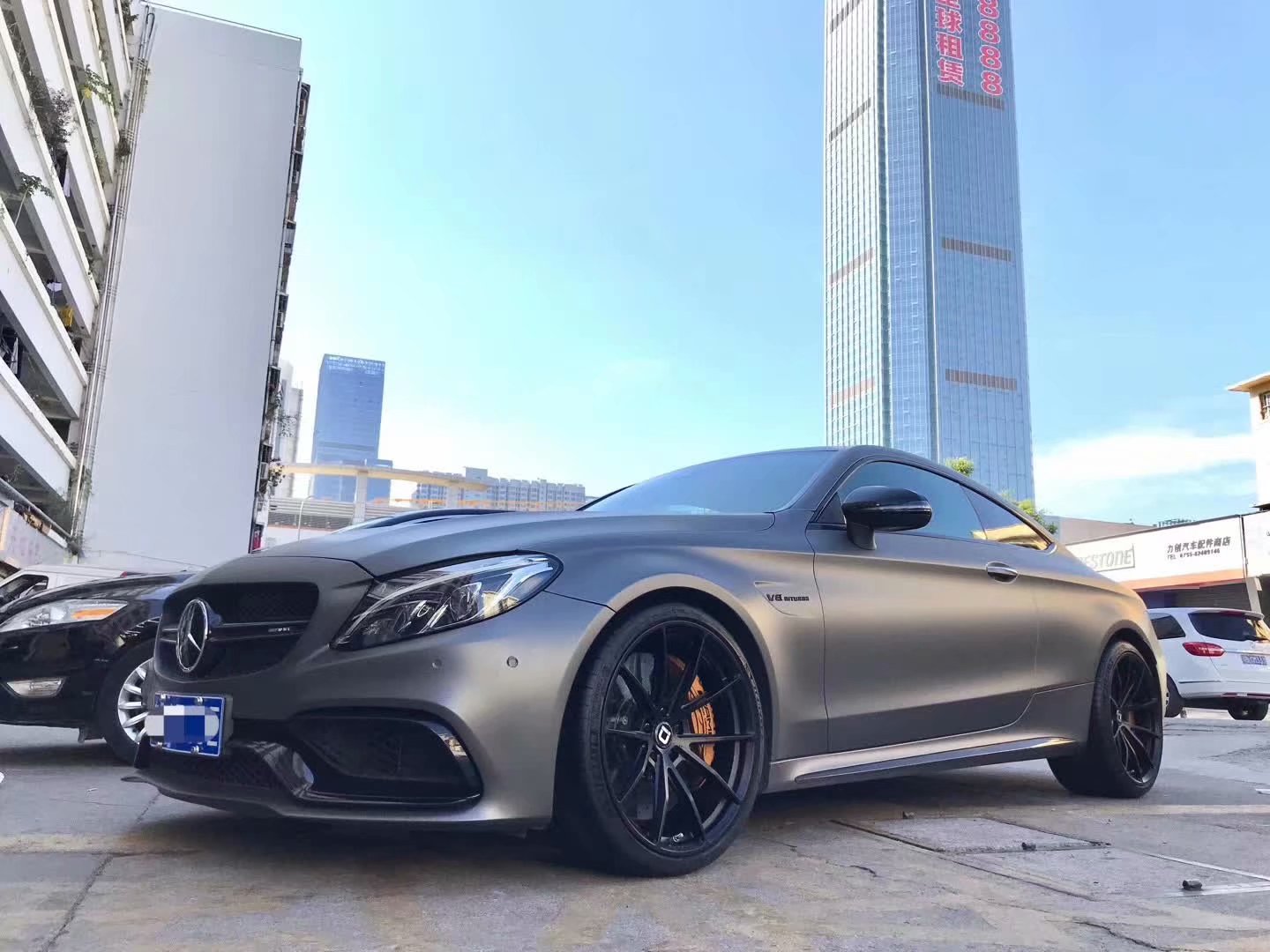 奔馳C63 S coupe 換全新美國klassen id 20寸