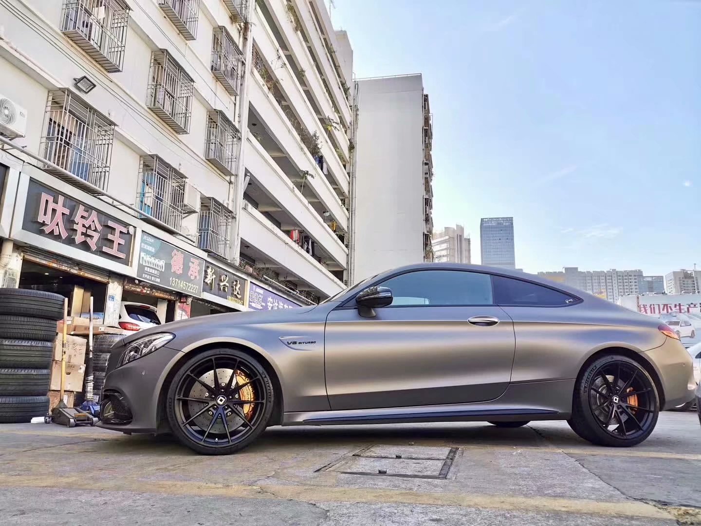 奔馳C63 S coupe 換全新美國klassen id 20寸