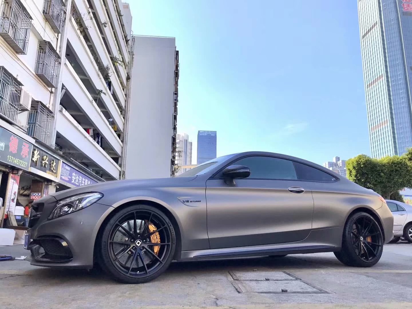 奔馳C63 S coupe 換全新美國klassen id 20寸