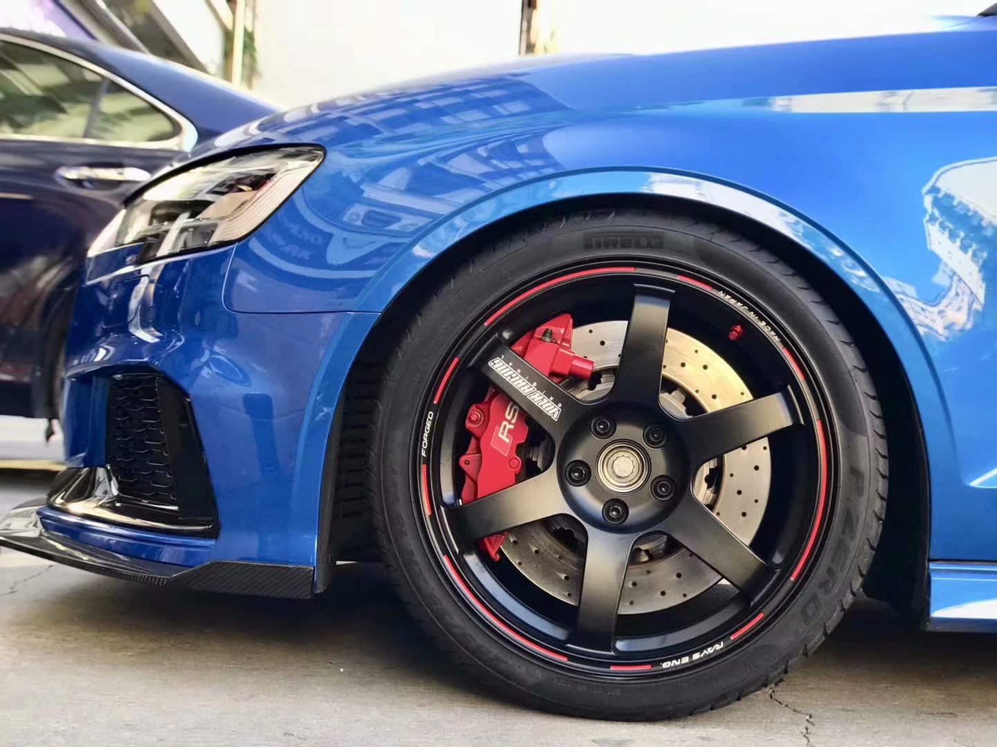 奧迪 RS3 換全新RAYS TE37 saga 限量版 18寸