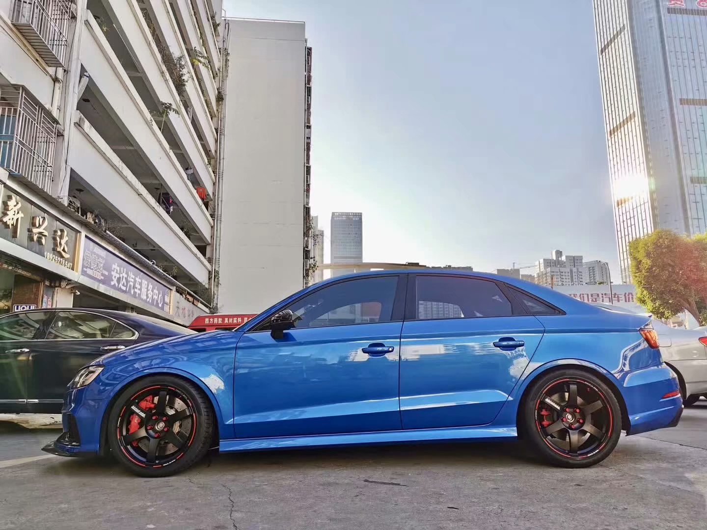 奧迪 RS3 換全新RAYS TE37 saga 限量版 18寸