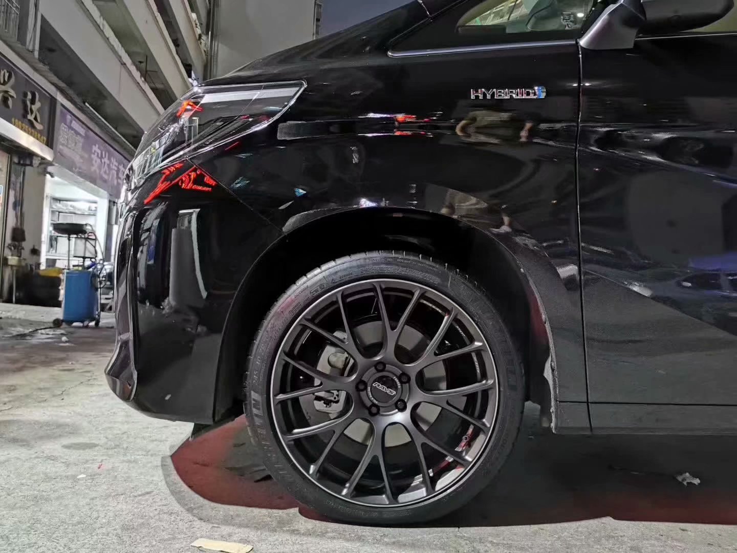 提新車 埃爾法 換全新rays g16 20寸 專屬數(shù)據(jù)  米其林PS4 S 完工！