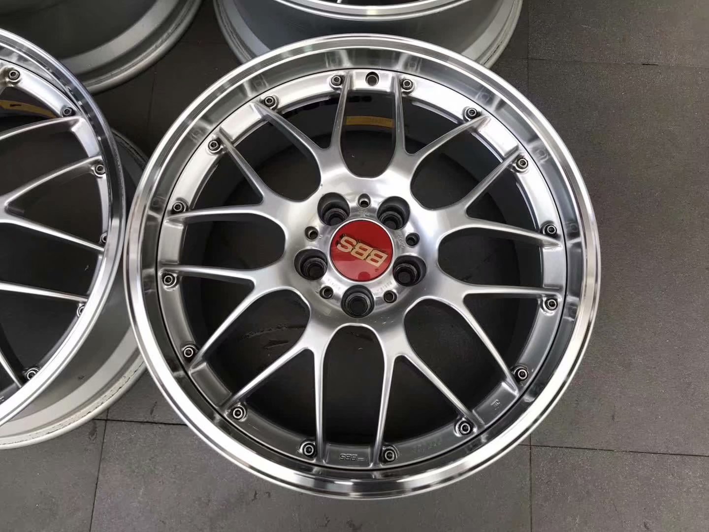 正品 日本BBS RSGT 鍛造 拆車 原漆19寸