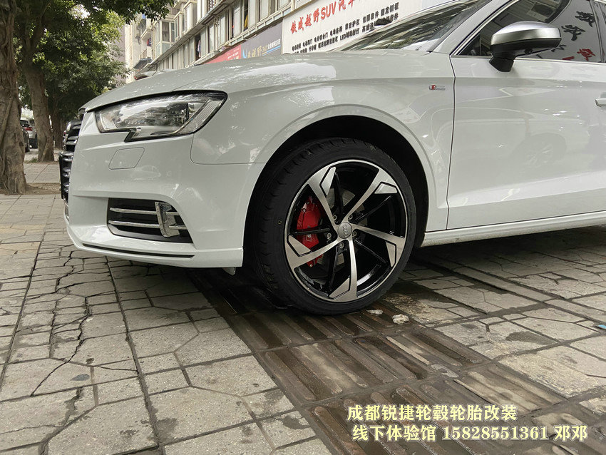 成都銳捷輪轂改裝中心 奧迪A3改裝18寸新款鍛造輪轂現(xiàn)貨供應(yīng)