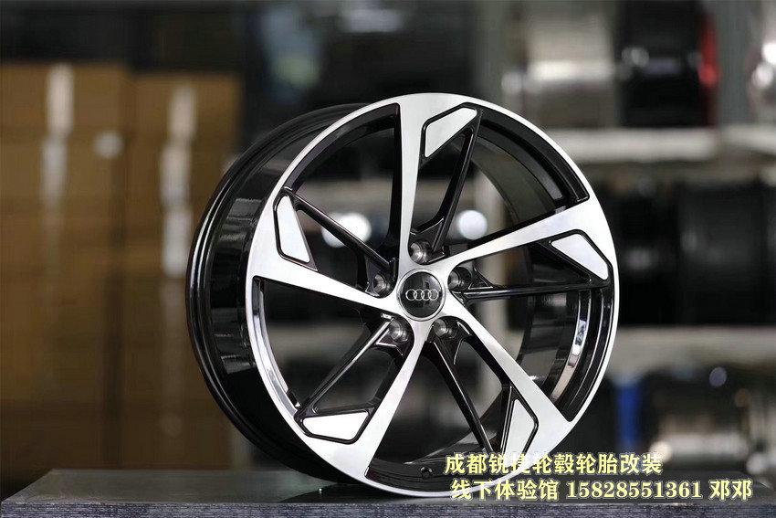 成都銳捷輪轂改裝中心 奧迪A3改裝18寸新款鍛造輪轂現(xiàn)貨供應(yīng)
