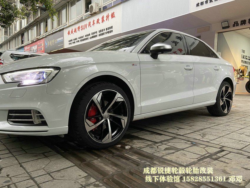 成都銳捷輪轂改裝中心 奧迪A3改裝18寸新款鍛造輪轂現(xiàn)貨供應(yīng)