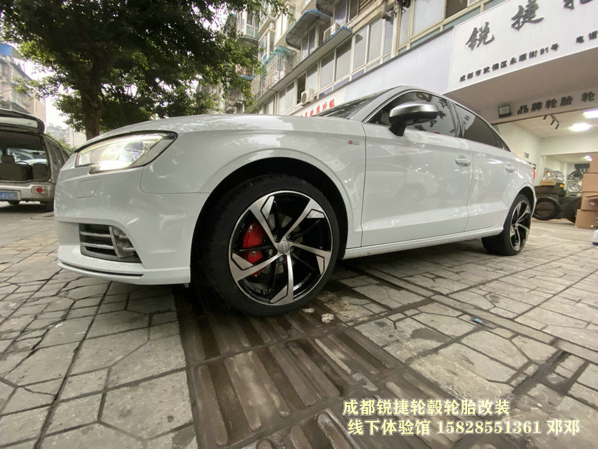 成都銳捷輪轂改裝中心 奧迪A3改裝18寸新款鍛造輪轂現(xiàn)貨供應(yīng)