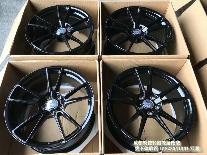 成都銳捷輪轂鄧鄧 英菲尼迪定制20寸HRE款鍛造輪轂案例