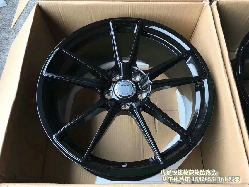 成都銳捷輪轂鄧鄧 英菲尼迪定制20寸HRE款鍛造輪轂案例