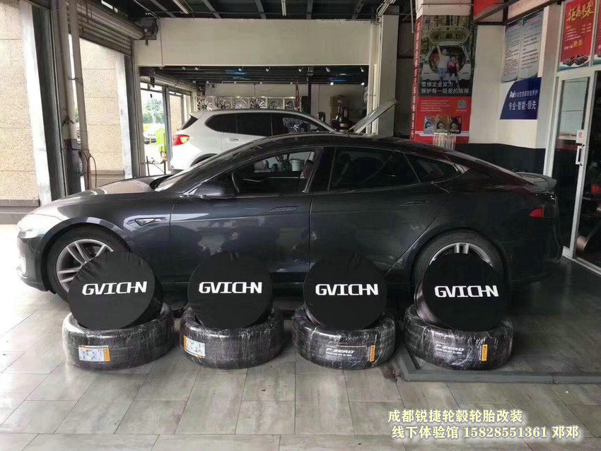 成都銳捷輪轂 特斯拉MD3改裝19寸 廣為鍛造輪轂裝車案例