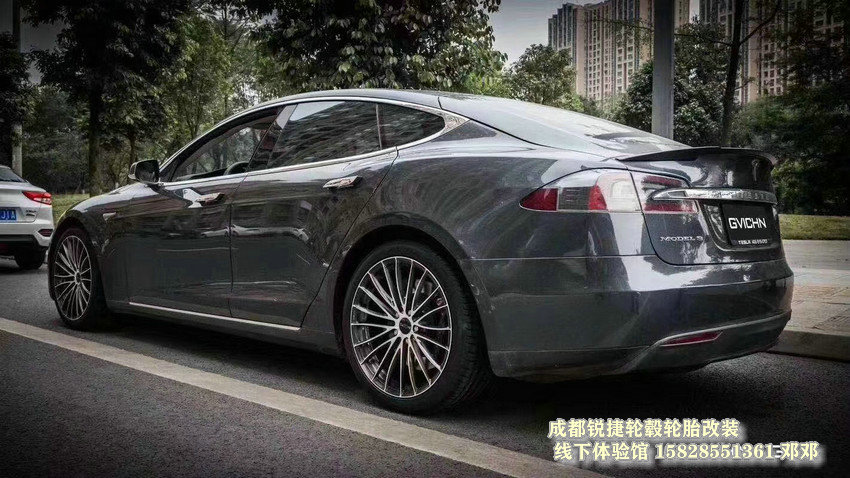 成都銳捷輪轂 特斯拉MD3改裝19寸 廣為鍛造輪轂裝車案例