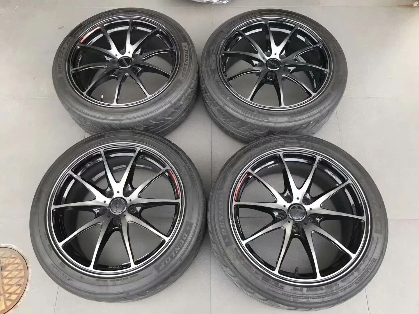 拆車 日本  RAYS G25 KK色 鍛造 # 18寸